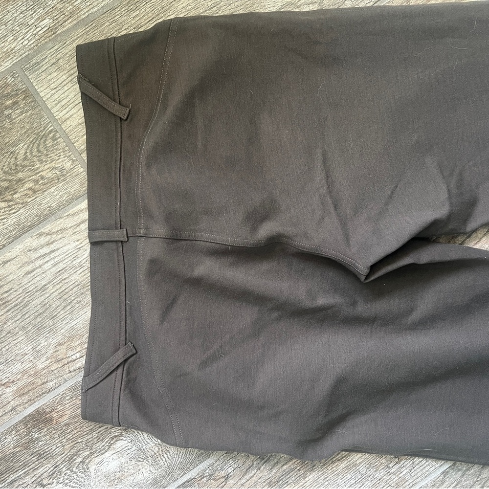 Eileen Fisher Flex Ponte Wide Trouser Pants, Women’s S, Brown - Picture 8 of 8
